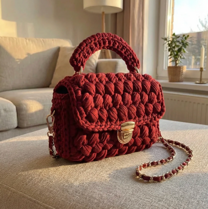 Sac à main crocheté