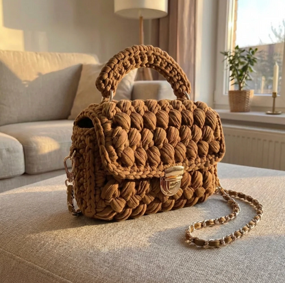 Sac à main crocheté