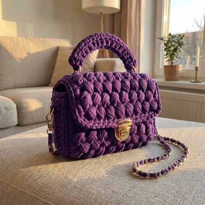 Sac à main crocheté