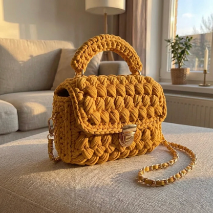 Sac à main crocheté